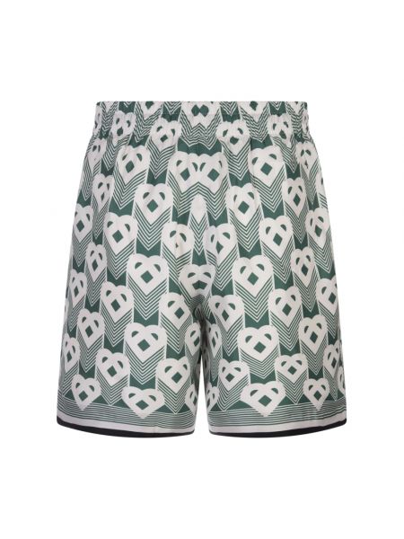 Pantalones cortos de seda Casablanca verde