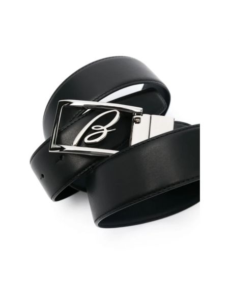 Cinturón con hebilla reversible Brioni negro
