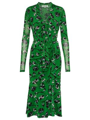 Sukienka midi Diane Von Furstenberg, zielony