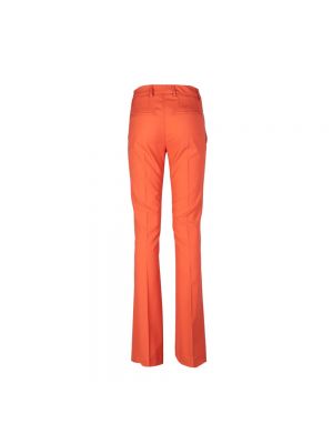 Pantalones rectos de cintura alta slim fit Dondup naranja