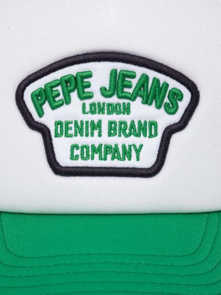 Czapka z daszkiem Pepe Jeans zielona