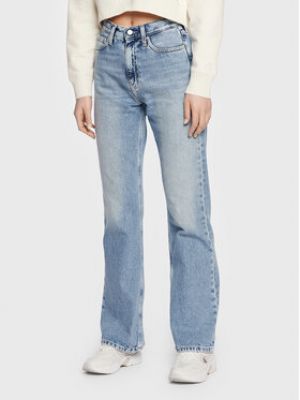 Zvonové džíny Calvin Klein Jeans modré