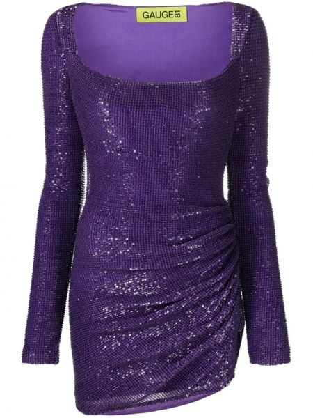 Maksi kleita ar fliteriem Gauge81 violets