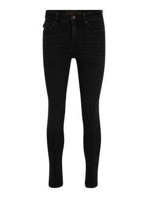 Skinny fit traperice Superdry crna