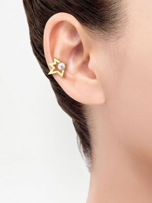 Boucles d'oreilles Tasaki jaune