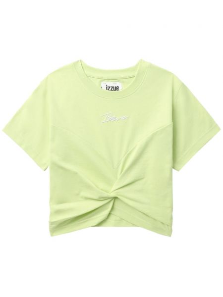 Bavlněné tričko Izzue zelené