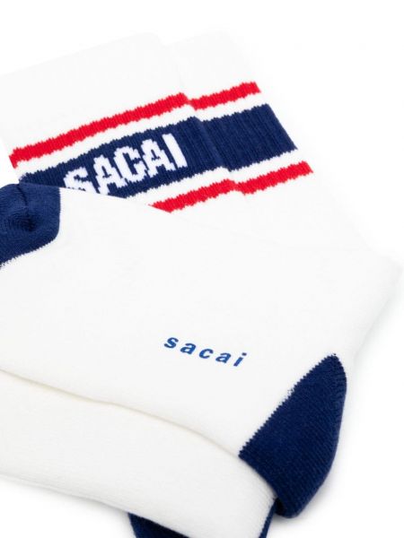Pruhované ponožky Sacai