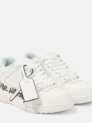 Sneakerși din piele Off-white