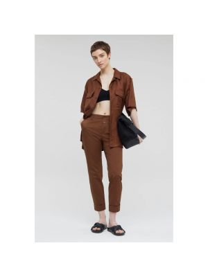Pantalones chinos slim fit Closed marrón