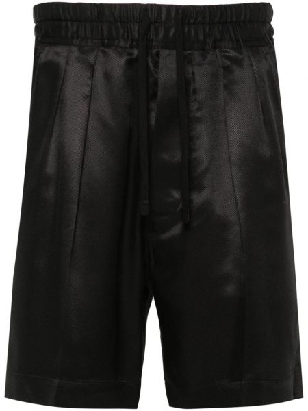 Svilene bermuda kratke hlače Tom Ford črna