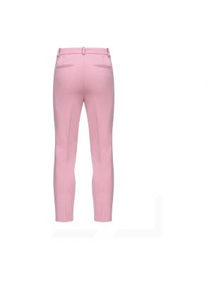 Pantalones slim fit Pinko rosa