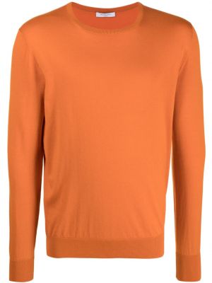 Pleten pulover Boglioli oranžna