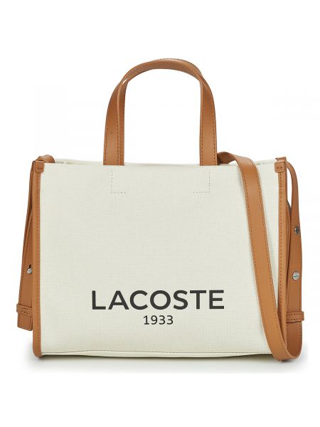 Nákupná taška Lacoste béžová