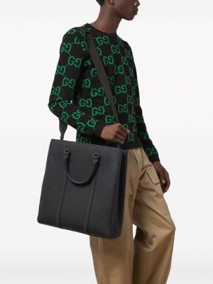 Shopper kabelka Gucci černá