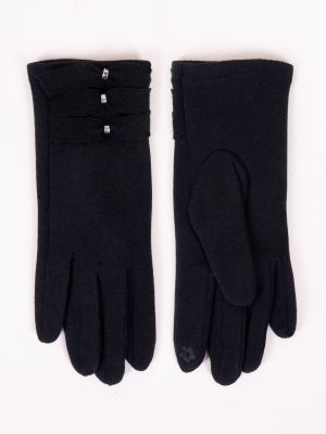 Černé rukavice Yoclub
