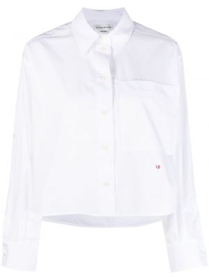 Риза с копчета Victoria Beckham бяло