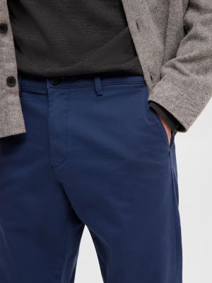 Pantaloni chino Selected Homme blu