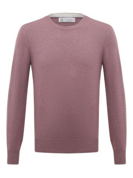 Кашемировый свитер Brunello Cucinelli розовый