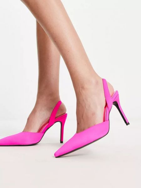 Туфли на каблуке Glamorous розовые