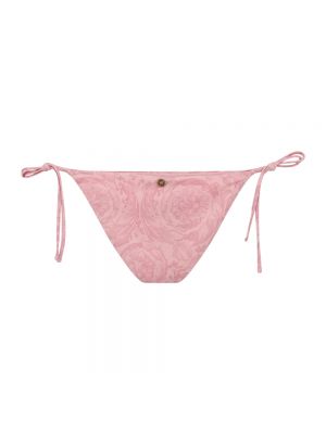 Bikini con estampado Versace rosa
