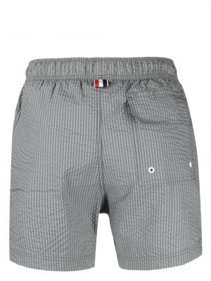 Shorts à rayures Thom Browne gris