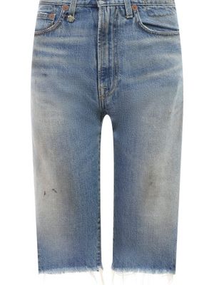 Голубые джинсовые шорты R13