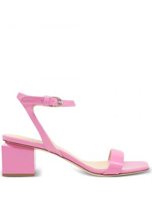 Kožené sandály Agl růžové