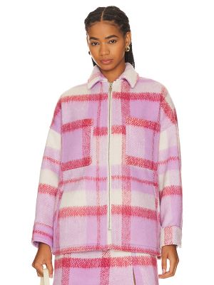 Cappotto di lana Ena Pelly rosa
