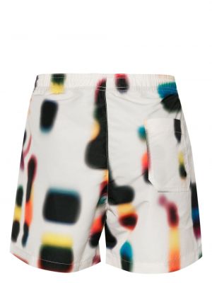 Shorts mit print Marcelo Burlon County Of Milan weiß
