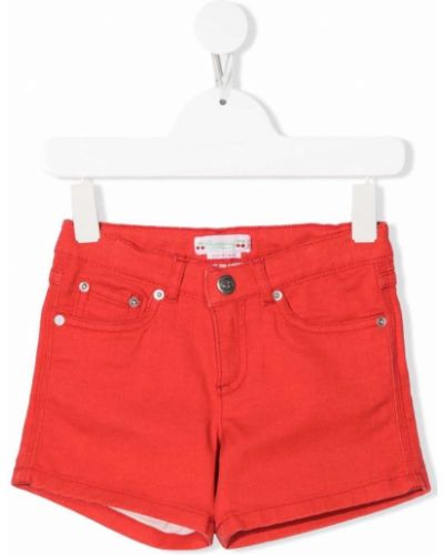Shorts di jeans slim fit Bonpoint rosso