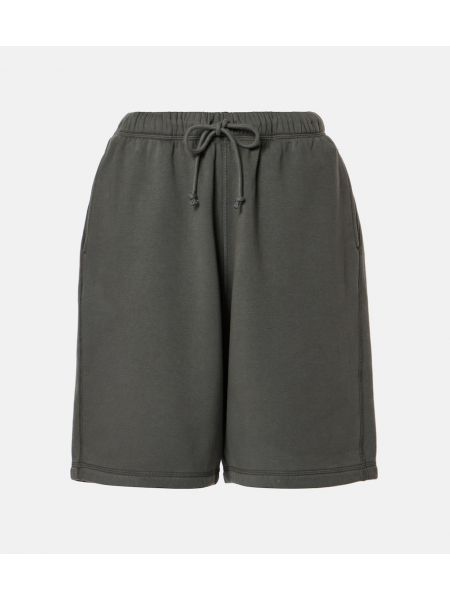 Bomull shorts The Row grå