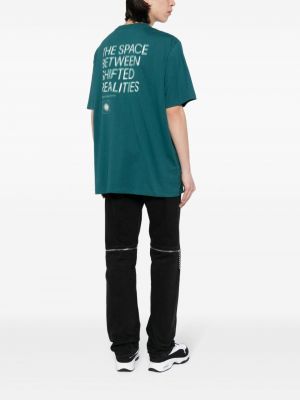 T-shirt avec imprimé slogan en coton à imprimé Calvin Klein