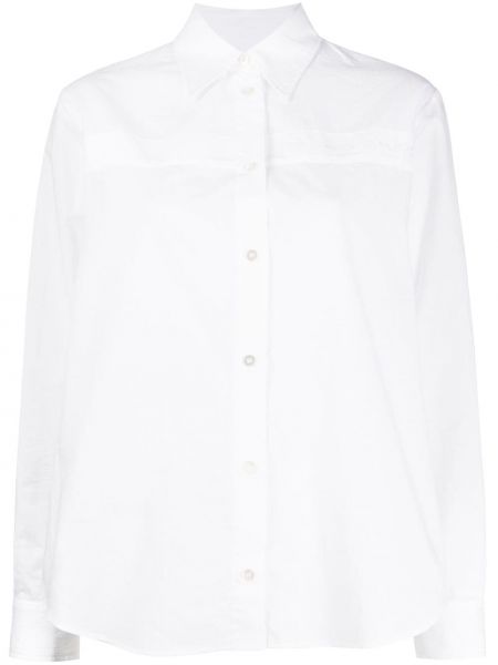 Camisa con bordado Mm6 Maison Margiela blanco