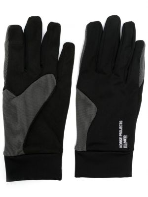 Rękawiczki z nadrukiem wsuwane Norse Projects czarne