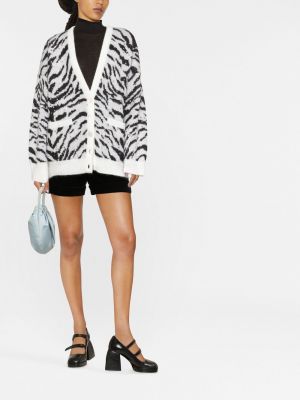 Strickjacke mit print mit zebra-muster Alessandra Rich