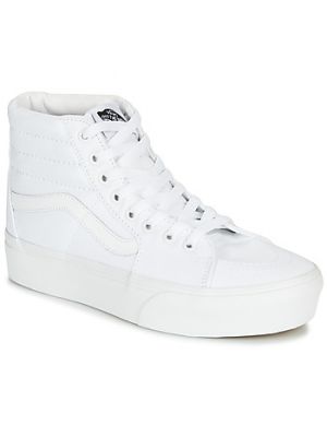 Sneakers con platform Vans bianco