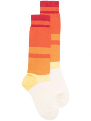 Чорапи на райета Marni оранжево