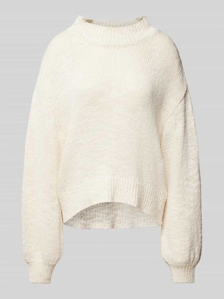 Dzianinowy sweter w jednolitym kolorze Esmé Studios biały