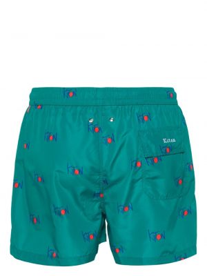 Shorts mit print Kiton grün