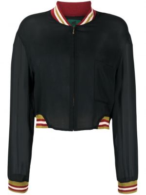 Giacca bomber trasparente Jean Paul Gaultier Pre-owned nero