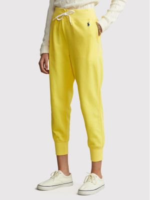 Αθλητικό παντελόνι Polo Ralph Lauren κίτρινο
