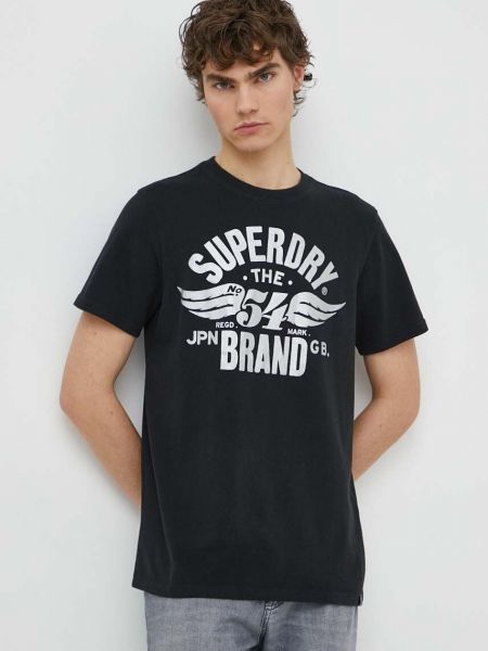 Majica kratki rukavi Superdry crna