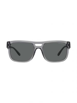 Przezroczyste okulary przeciwsłoneczne Emporio Armani szare