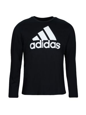 Tričko s dlouhým rukávem s dlouhými rukávy Adidas černé