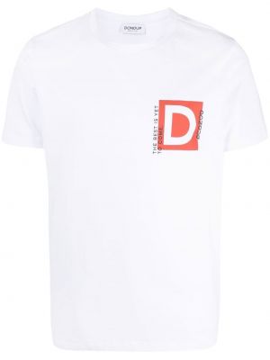T-shirt a maniche corte Dondup bianco