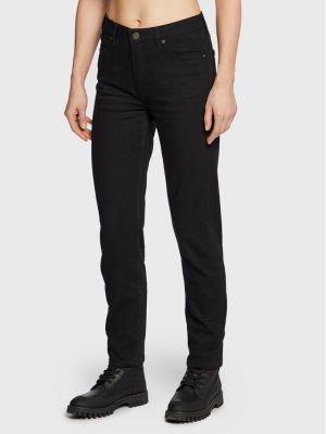 Skinny fit džinsai slim fit Calvin Klein juoda