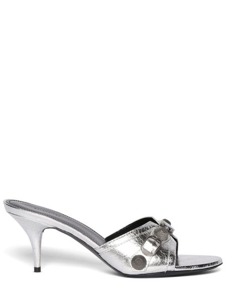 Sandaletter i läder Balenciaga silver