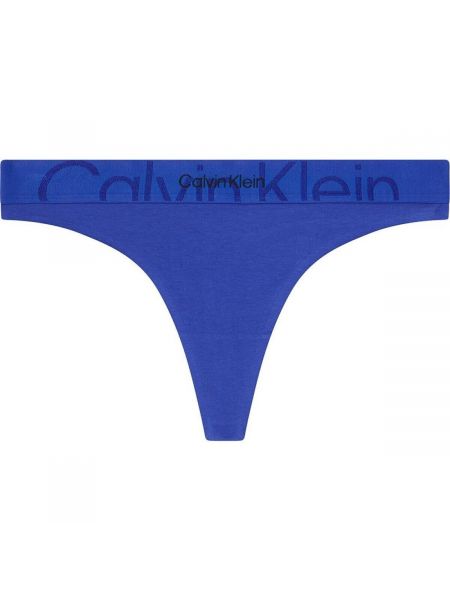 Kalhotky string Calvin Klein Jeans modré