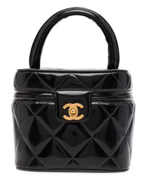 Prešita kozmetična torbica Chanel Pre-owned