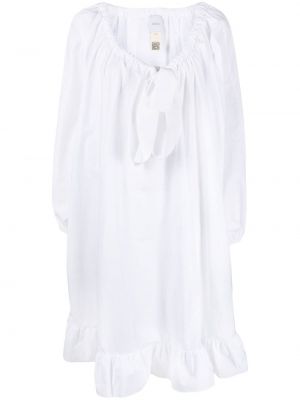 Kleid mit schößchen Patou weiß